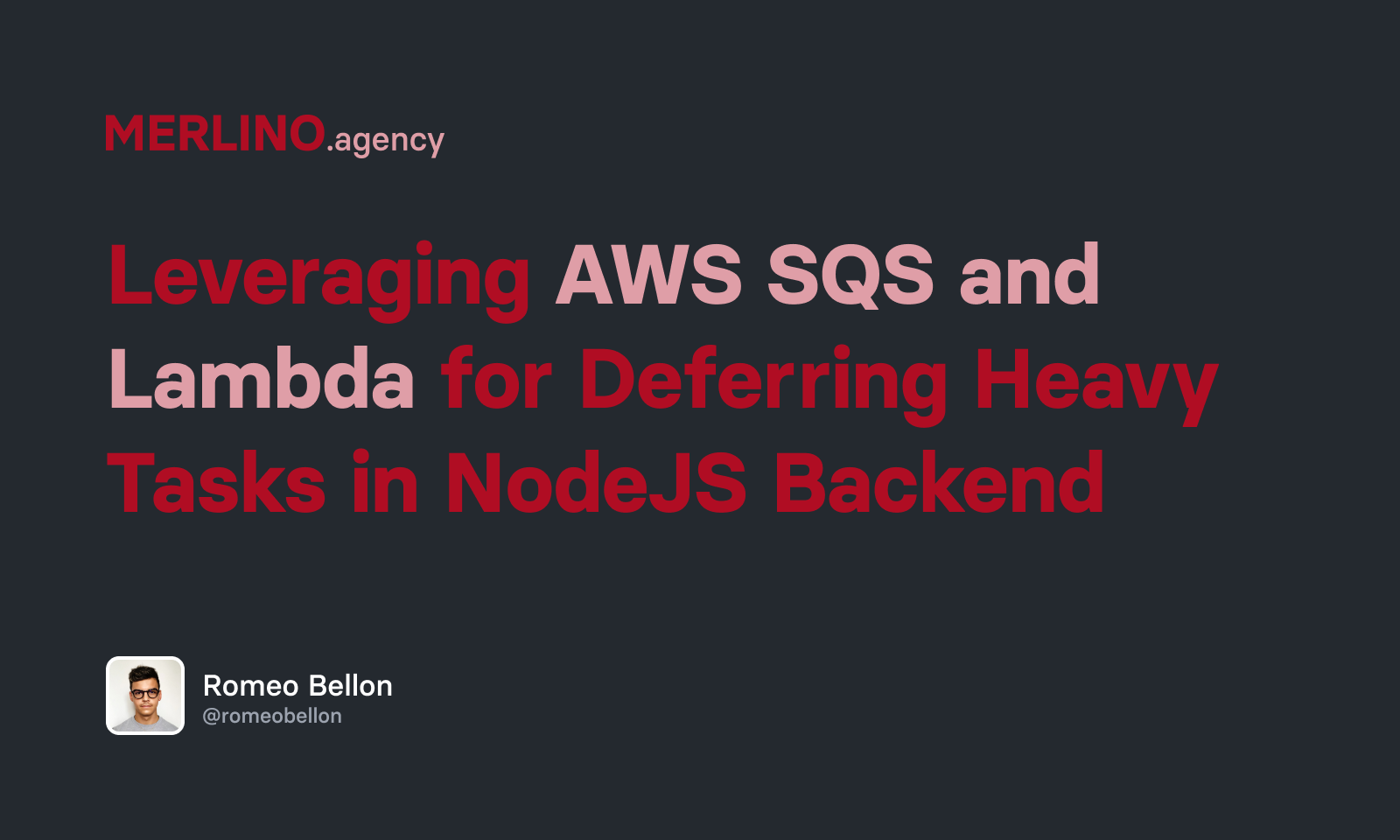 Leveraging AWS SQS and Lambda for Deferring Heavy Tasks in NodeJS Backend.png
